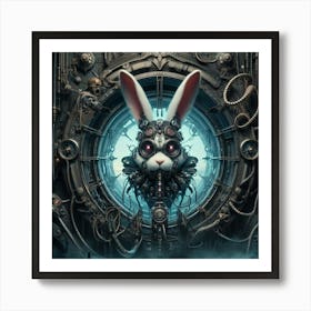 Down The Cyberabbit Hole 11 Art Print