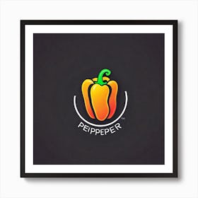 Pepper Logo Design Art Print