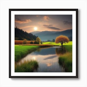 Peaceful Landscapes Photo 2023 11 02t221844 Art Print