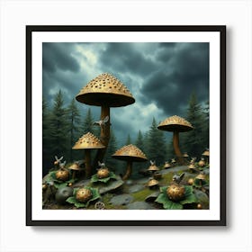 Mushroom Forest 19 Poster