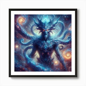 Demon Of The Universe Art Print