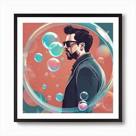 Soap Bubbles Art Print