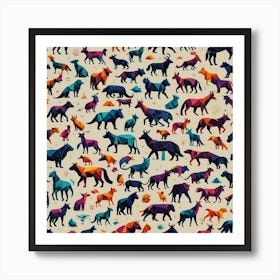 Wild Animals Art Print