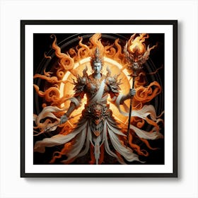 Deity Of Fire Art Print