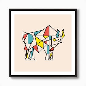 The Bull By Hen Macabi Art Print