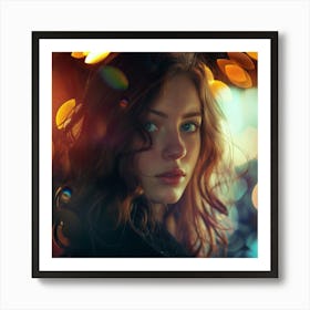 Portrait Of A Young Woman 5 Art Print