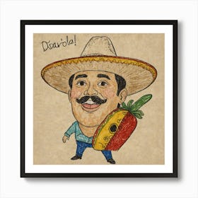 Mexican Man Art Print