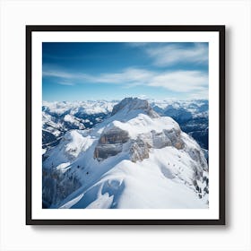 Dolomite Mountain Art Print