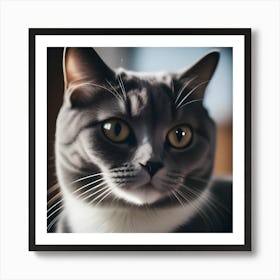 Portrait Of A Cat Art Print