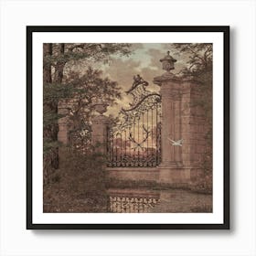 Gate To The Garden Art Print