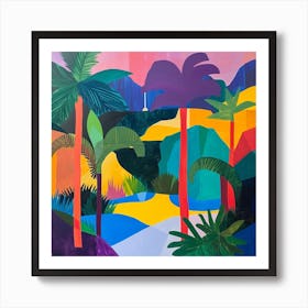 Abstract Travel Collection Mayotte 4 Art Print