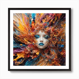 Radiant Expression Art Print