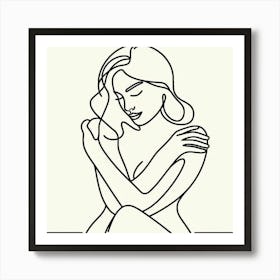 The Art Of Self Love (Line Drawing) Style B Art Print