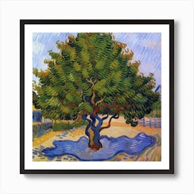 Mulberry Tree, c.1889 Vincent van Gogh Art Print