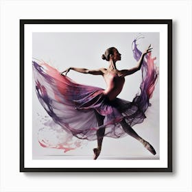 Ballerina Dancer Art Print