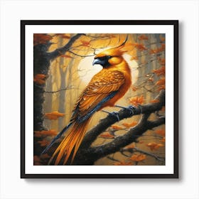 Bird In The Woods Art Print