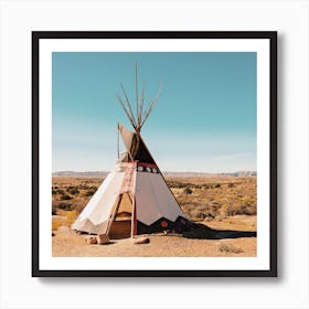 New Mexico Tepee Art Print