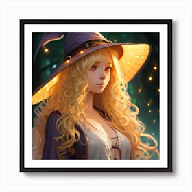 Sydney Witch In The Forest Art Print