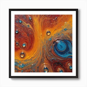 Eye Specks Abstract Painting Art Print