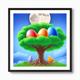 Easter Tree 22 Art Print