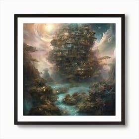 City In The Sky 1 Art Print