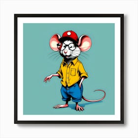 Mr Rat Art Print