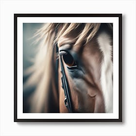 Portrait Of A Horse Art Print