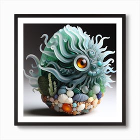 Sea of glass Art Print