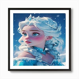 Snow Queen Elsa Art Print