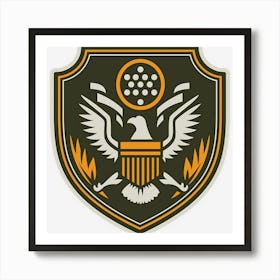 Us Air Force Badge Poster