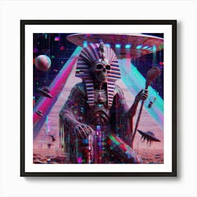 Egyptian King 3 Art Print