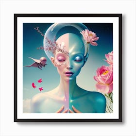 Alien Painting Art Print