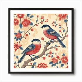 Chinese Birds Art Print