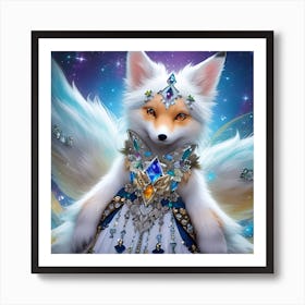 Foxes Art Print