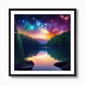 Galaxy Wallpaper 27 Art Print