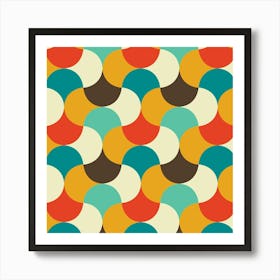 Modern Retro Pattern 04 Poster