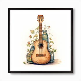 Acoustic Guitar Art Print