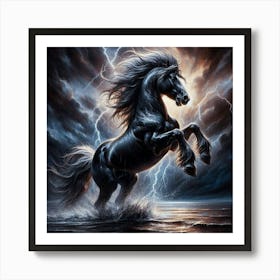 Lightning Horse 42 Art Print