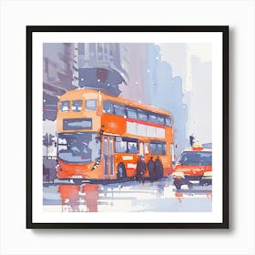 London Bus Affiche