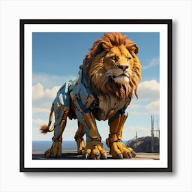 Lion Of The Apocalypse Art Print