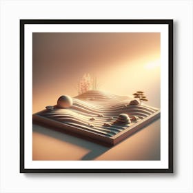 Asian Landscape Art Print