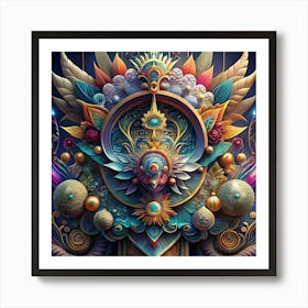 Psychedelic Art Art Print