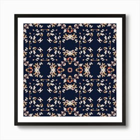 Floral Pattern 3 Art Print