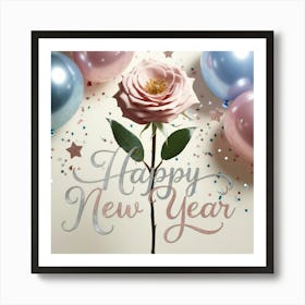 Happy New Year 3 Art Print