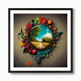 Flower Garden Art Print