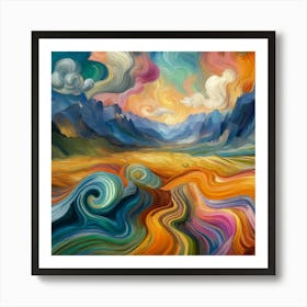 Abstract Painting Art Print