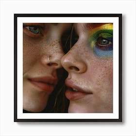 Rainbows And Freckles Poster