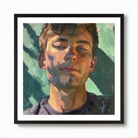 Portrait Of A Young Man 12 Art Print