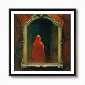 Ghoul In The Mirror Art Print