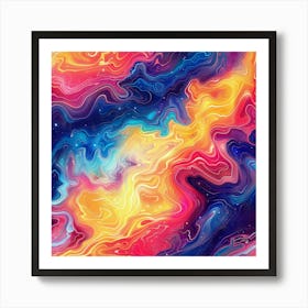 Abstract Aura (2) Art Print